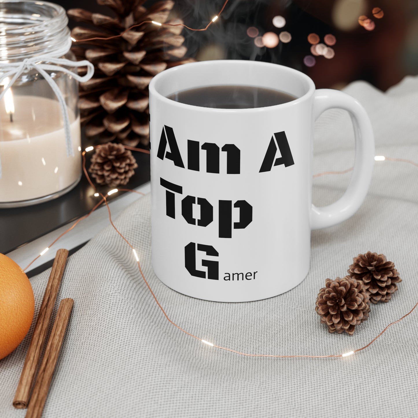 I Am A Top Gamer- PC Gods Ceramic Coffee Cup 11oz
